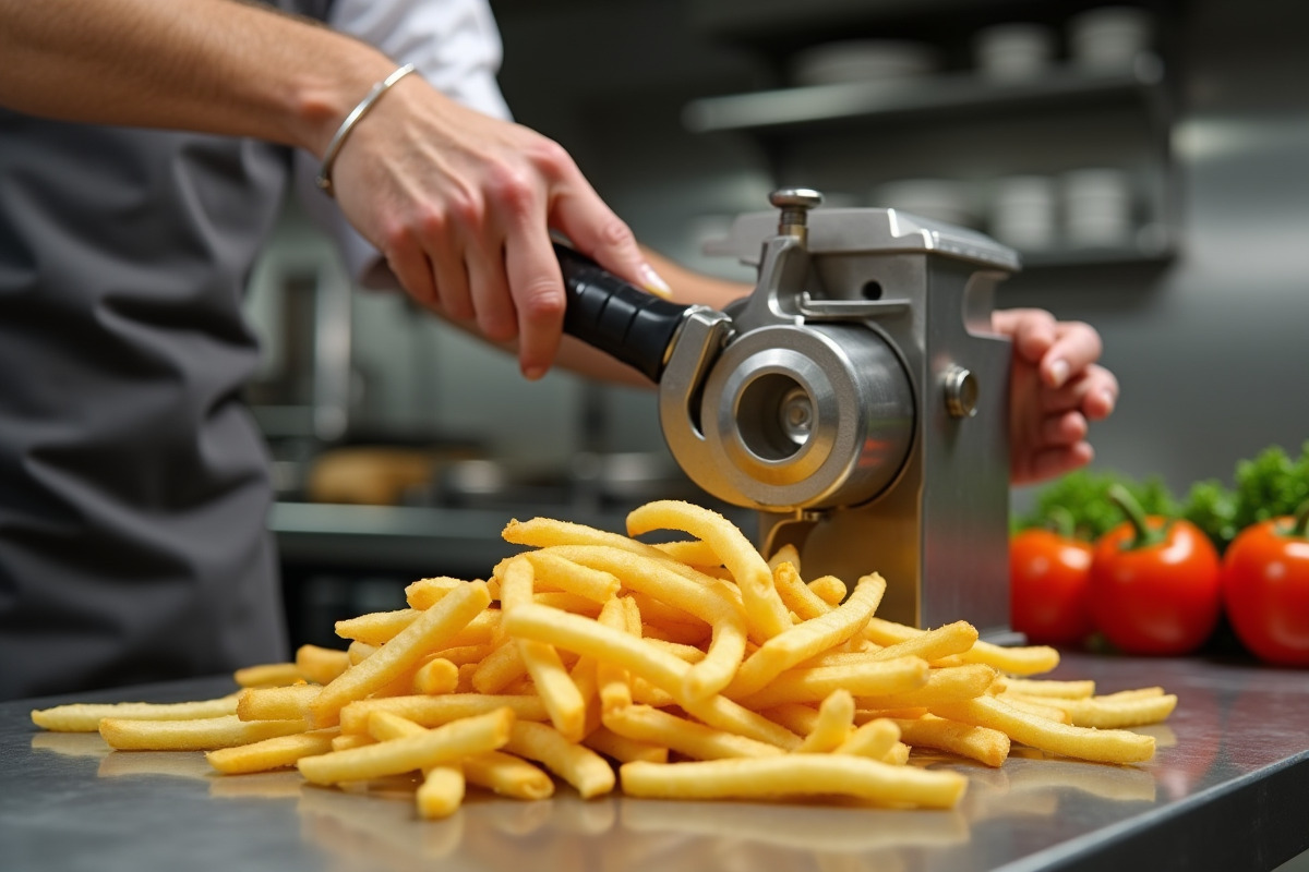 coupe-frites professionnel